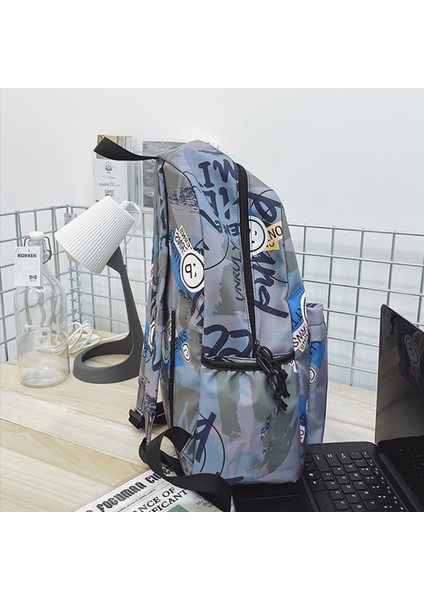 Erkekler ve Kadınlar Için Kişiselleştirilmiş Graffiti Moda Sırt Çantası (Yurt Dışından)