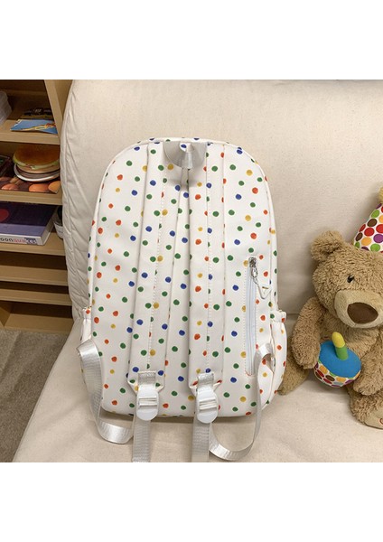 Kızlar Için Sevimli Polka Dot Yavru Köpek Sırt Çantası (Yurt Dışından)