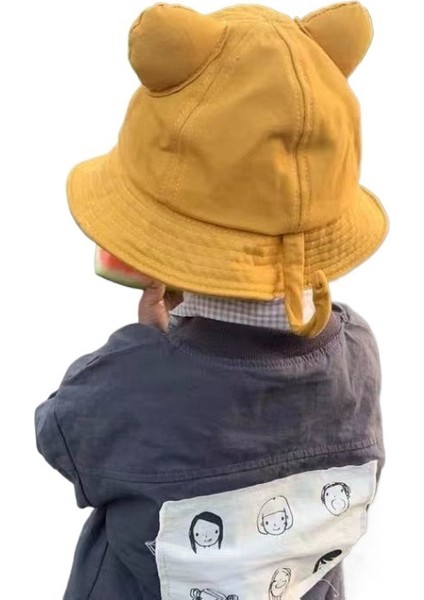 Çocuk Güneş Şapkası 3 Ila 8 Yaş Arası Erkek ve Kız Yaz Bebek Güneş Şapkası Ultraviyole Karşıtı Ilkbahar ve Sonbahar Balıkçı Şapkası Sevimli (Yurt Dışından) fırsatları