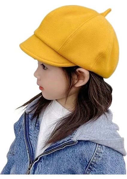 Kızlar Bere Ilkbahar ve Sonbahar Çocuk Sivri Şapka Kızlar Seyahat Dedektif Şapka Bebek Gazeteci Şapkası Moda Ileri Şapka (Yurt Dışından)