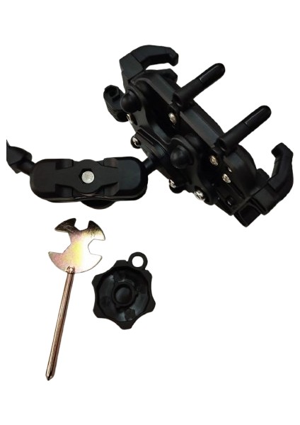 Motosiklet Scooter Ayna Bağlantılı Telefon Tutucu (Titreşim Modüllü) modelleri