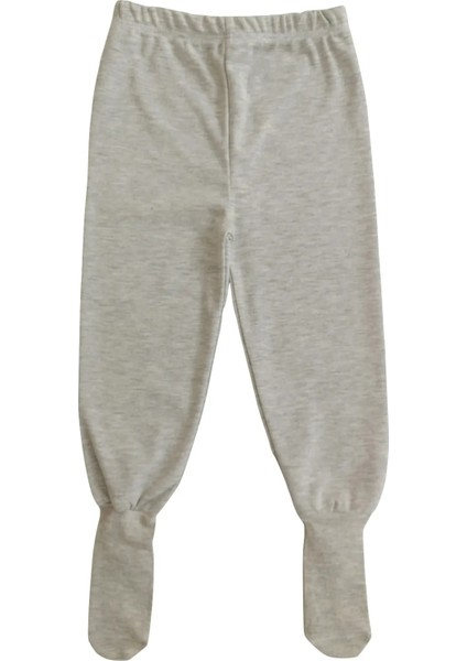 Bebek Patikli Pantolon Kendinden Çoraplı Alt Pijama