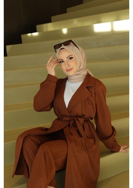 Ay Parça Detaylı Takım Kahverengi fiyatları