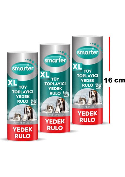 Xl Tüy Toplayıcı Yedek Rulo 3 Adet