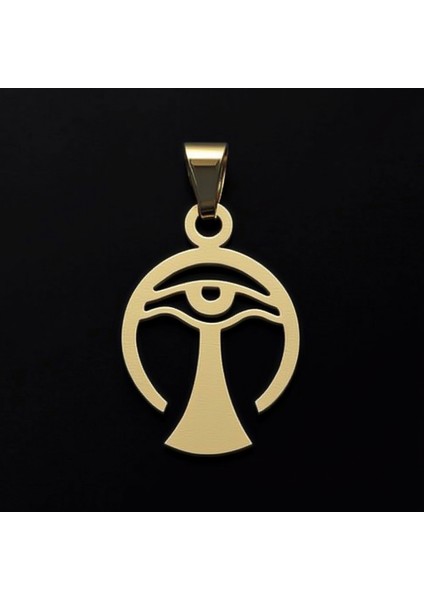 8 Ayar Altın Kolye Ucu Horus'un Gözü GM1712 0.5 gr