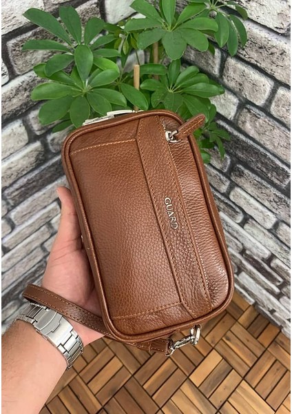 Hakiki Deri Şifreli Taba Erkek El Çantası (T1498)