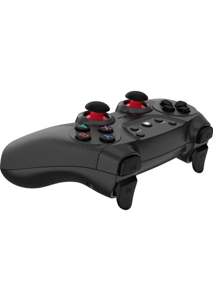 Çiftli 2.4g Kablosuz Oyun Kolu Pc Uyumlu Pilli Joystick Wireless Gamepad Hassas Trigger Kaymaz Tasarım Çiftli G2.4g