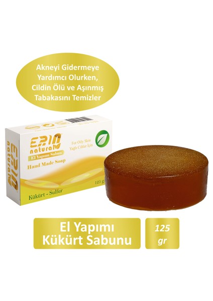 El Yapımı Kükürtlü Sabun 125 gr