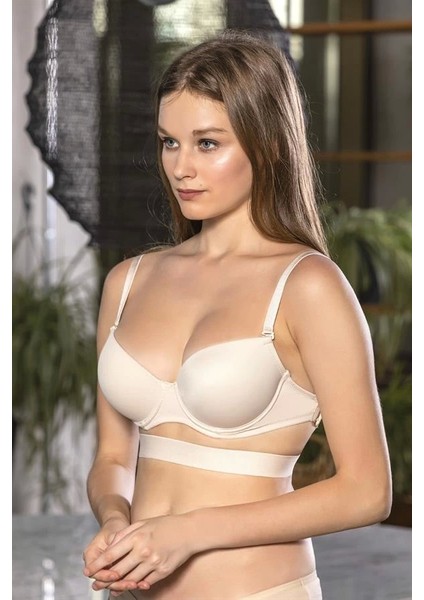 Günlük Kullanıma Uygun Aparatlı Sütyen Ten (BRF1480)