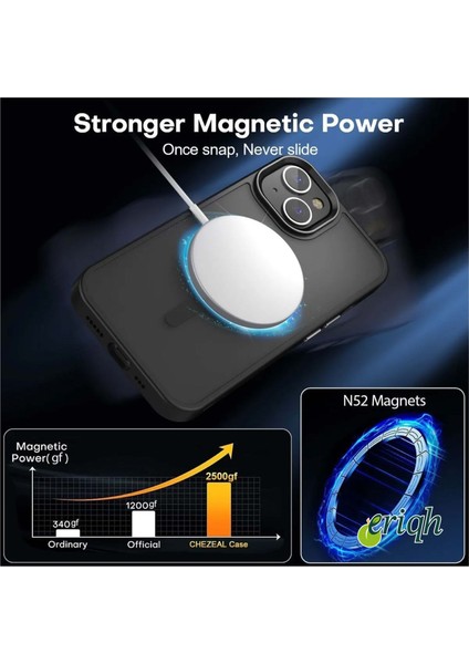 Apple iPhone 11 Için Magsafe ile Uyumlu Mat Serisi Kaliteli Versiyon Kılıf ve Şık Tasarım Kılıf