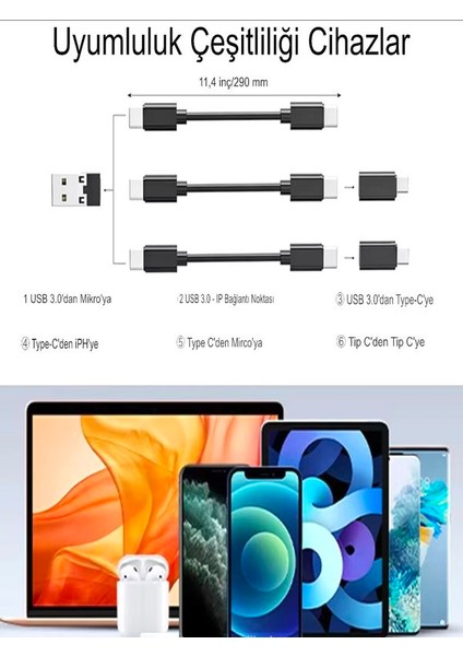 Aynalı 8 In 1 Çok Fonksiyonlu Seyahat Seti Çoklayıcı Çevirici Aynalı Stand