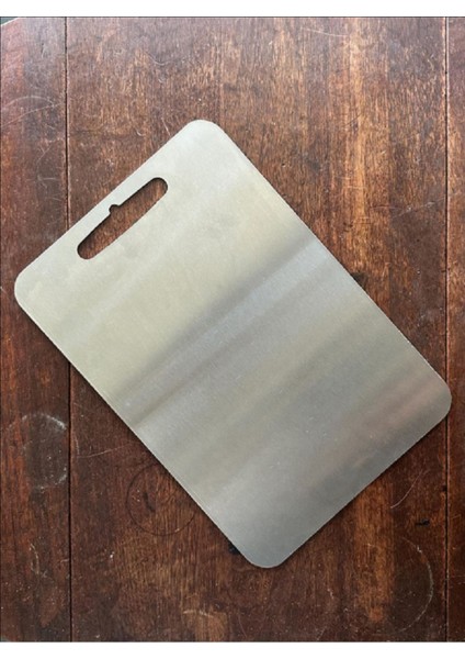 Paslanmaz Çelik Kesme Tahtası Antibakteriyel Yüzey 20X30CM(1 Adet) 1 Adet