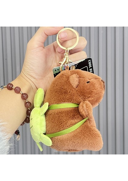 Kuyruk Sallayan Kapia Bebek Anahtarlık Kolye Biblo Peluş Oyuncaklar (Yurt Dışından)