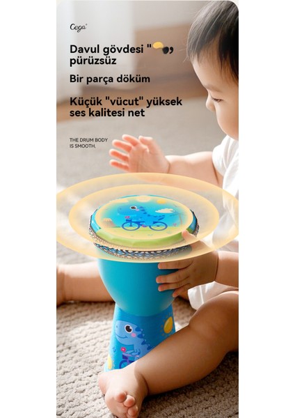 Çocuklar Için Oyuncak Afrika Davul (Yurt Dışından)