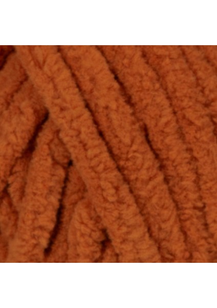 Lüks Kadife 100 gr 60M El Örgü İpi Koyu Turuncu fiyatları