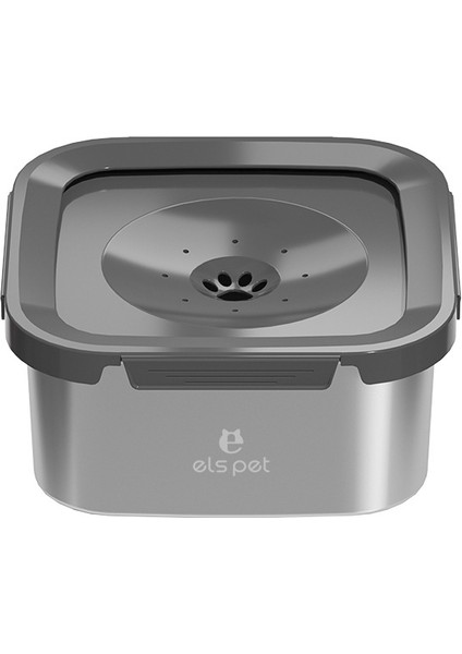 Pet Paslanmaz Çelik Yüzen Kase Su Besleyici Anti-Ipucu Su Kasesi (Yurt Dışından)