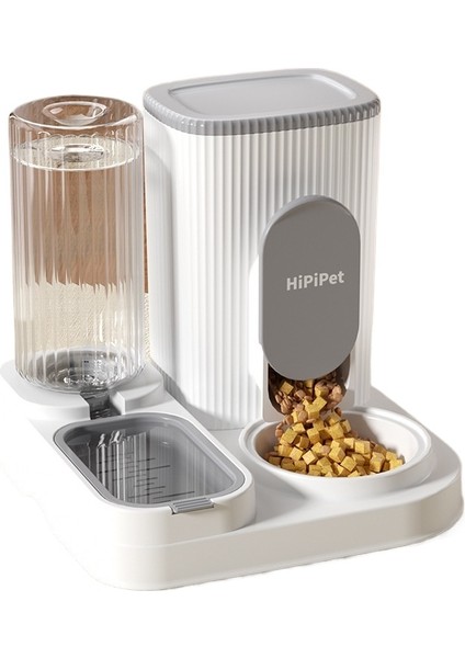 2 Parçalı Otomatik Evcil Hayvan Yemek ve Su Kabı Seti (Yurt Dışından)