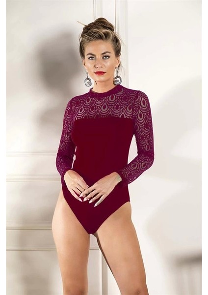 Devore Çıtçıtlı Badi Bordo (BRF11850)