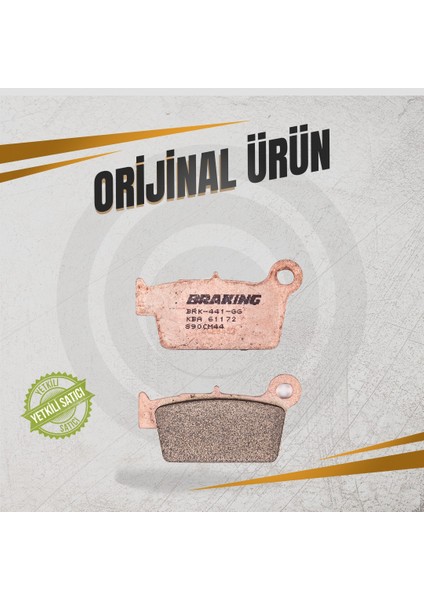 Kawasaki KX250X (2021-2024) Sinterli Arka Fren Balatası modelleri