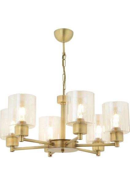 Geneva 6 Lı Eskitme Modern Yatak Odası Salon Avize indirimleri