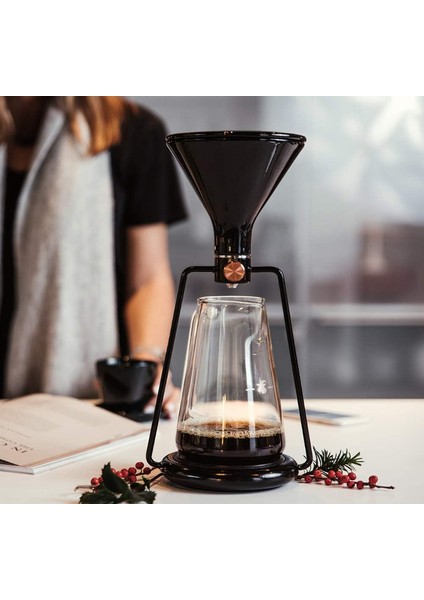 Gına Akıllı Kahve Demleyici, 3 Demleme Yöntemi Pour Over, Daldırma ve Hassas Kontrollü Soğuk Damlama, Entegre Ölçek ve Demleme Uygulaması - 750 ml Kapasite