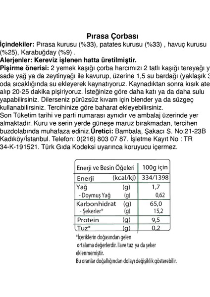 4'lü Çorba Paketi (brokoli, kereviz, bezelye ve pırasa çorbası) modelleri