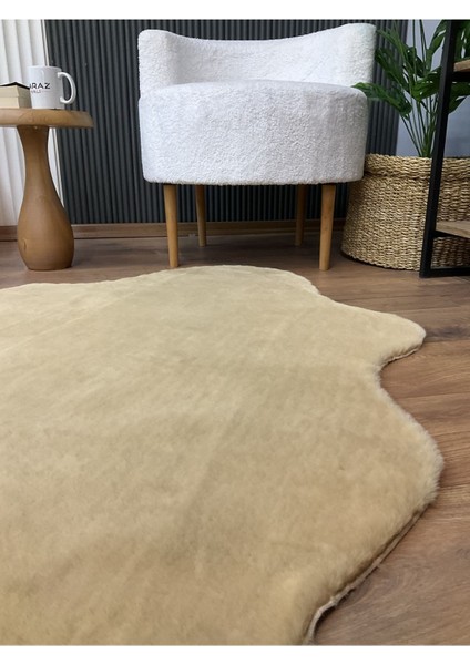 Tavşan Tüyü Post Peluş Ultra Yumuşak Post Puffy Cappuccino