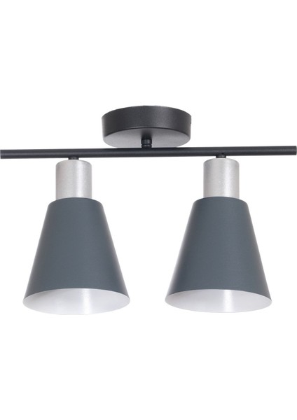 Serin Modern Tasarım Yatak Odası - Salon - Mutfak - Cafe Anrasit Renk 2 Li Avize fiyatları