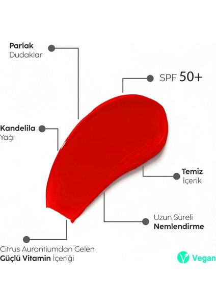 Strawberry 50 Spf Lip Balm-Dudak Nemlendiricisi fırsatları