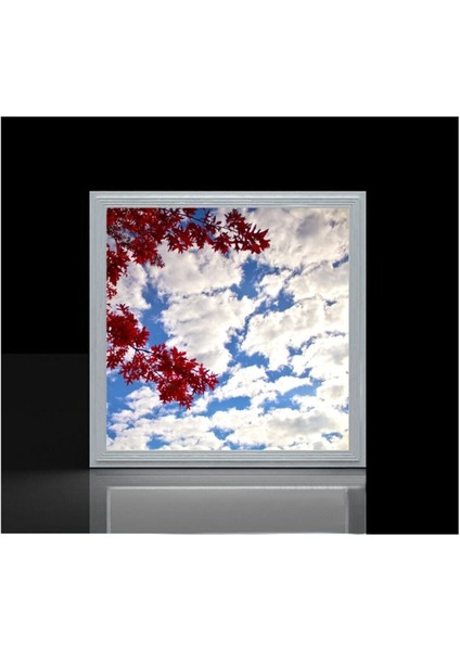 60WATT Yatak Odası Ledli AVIZE-60 cm x 60 cm Kare Aydınlatma- Tavana Yapışık Model-Kolay Montaj Avize