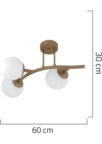 3'lü Eskitme Modern Plafonyer Genç Odası Mutfak Yatak Odası Avize indirimleri