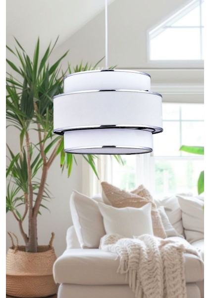 Doğal Hazeran Rattan 3 Katlı Pasta Sarkıt Avize Çocuk Odası Yatak Odası Salon Mutfak Hol RATTAN01,