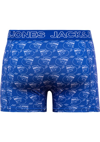 Erkek Logo Baskili Tekli Pamuklu Boxer - Oscar