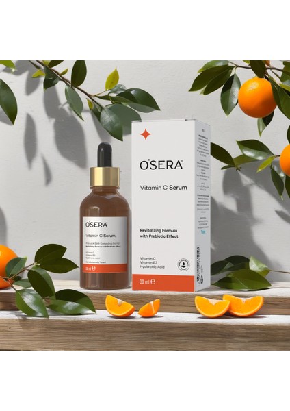 C Vitamini Prebiotik Etkili Canlandırıcı Cilt Serumu 30ML fırsatları