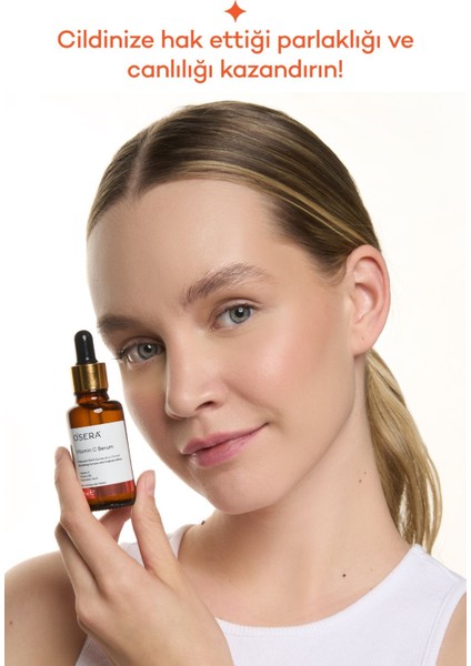C Vitamini Prebiotik Etkili Canlandırıcı Cilt Serumu 30ML modelleri