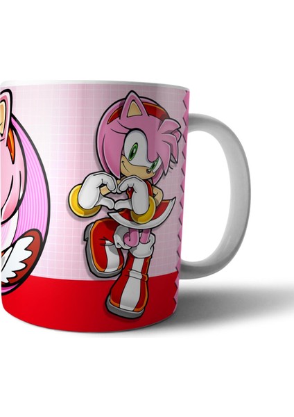 Amy Rose - Sonic The Hedgehog Kupa Bardak Model 1