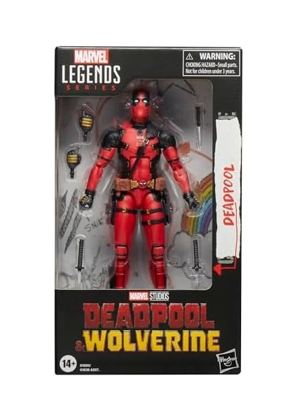 Legends Serisi Deadpool, Deadpool & Wolverine Koleksiyon 14 Yaş ve Üzeri Yetişkinler Için 6 Inç Aksiyon Figürü