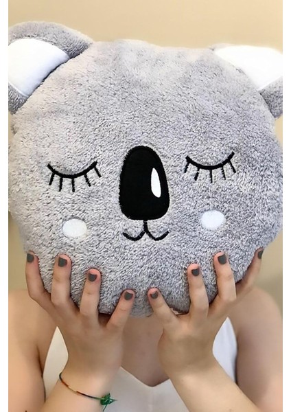 Koala Tasarımlı Peluş Yastık Ürün Boyutu: 27 x 28 cm
