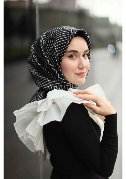 Twill Ipek Eşarp 11447-01