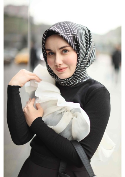 Twill Ipek Eşarp 11447-01 modelleri