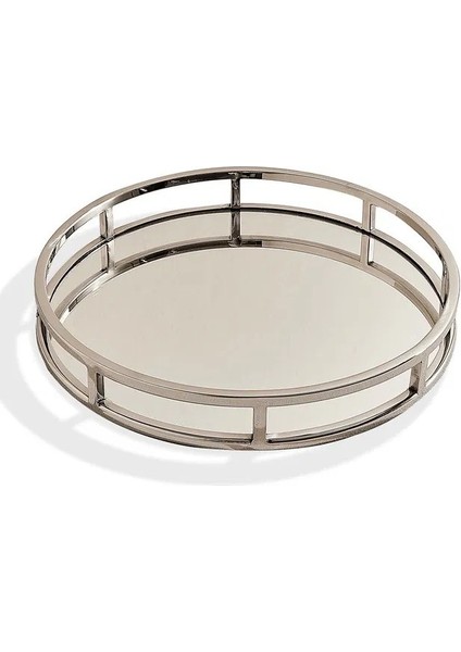 Ayna Metal Yuvarlak Tepsi 37x5 cm fiyatları