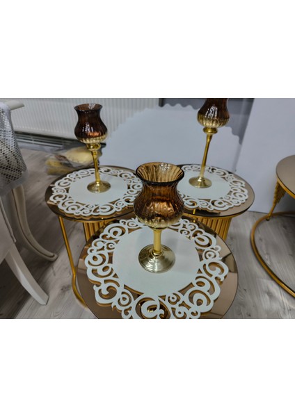 Keçe Supla ( Amerikan Servis/nihale ) / 33 cm / 3mm Kalınlık / 3 Adet