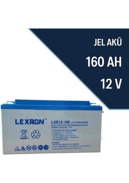 Bağ Bahçe Için 160 Amper Jel Akü