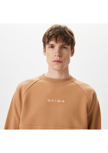Unıted4 Classic Erkek Kahverengi Sweatshirt