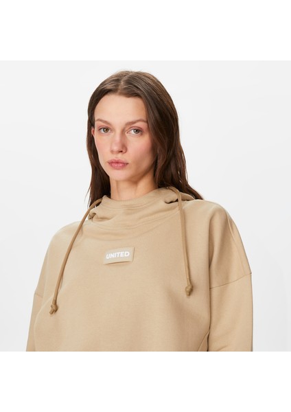 Unıted4 Classic Kadın Krem Hoodie fırsatları
