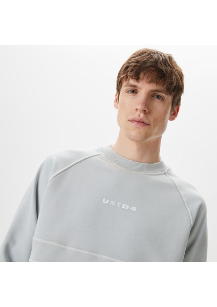 Unıted4 Classic Erkek Gri Sweatshirt