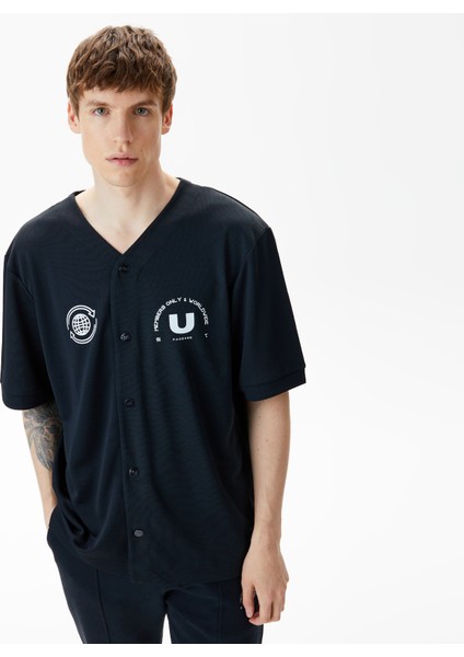 Unıted4 Classic Erkek Siyah Gömlek