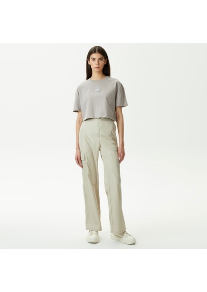 Unıted4 Classic Kadın Kahverengi Crop T-Shirt modelleri