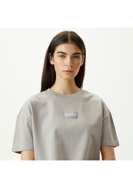 Unıted4 Classic Kadın Kahverengi Crop T-Shirt fırsatları