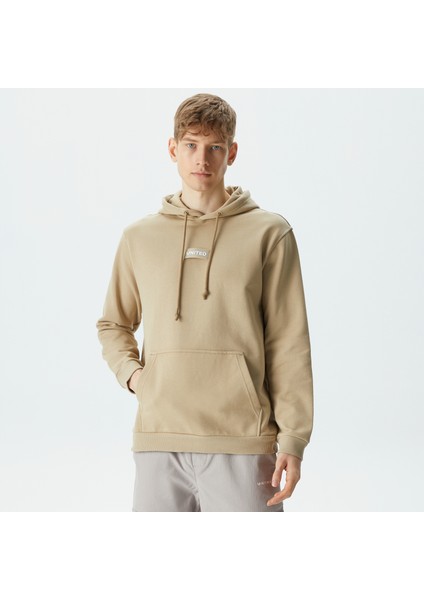 United 4 Classic Erkek Krem Hoodie